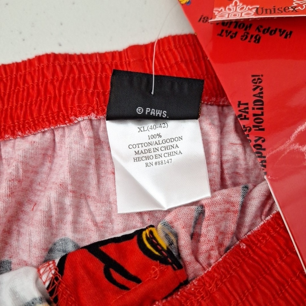 Vtg GARFIELD the Cat PAWS Boxers Mens XL Christmas Underwear W/ GIFT BAG, NWT - Picture 13 of 13